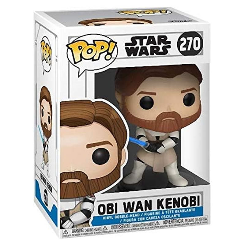 Funko Pop! - Star Wars: Clone Wars - Obi Wan Kenobi - Collectible Toy #270