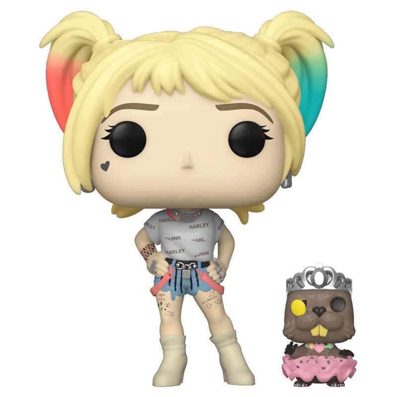 Funko Pop! - Harley Quinn and Beaver Collectible Toy #308