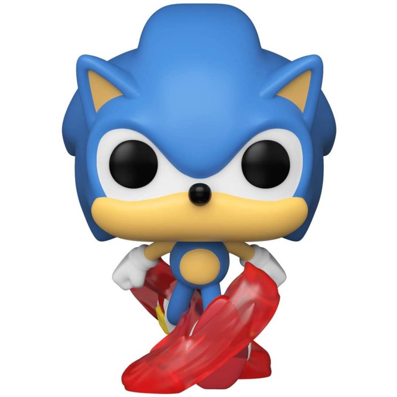 Funko Pop! Sonic The Hedgehog - Classic Running Hedgehog Flocked (Exclusive) #632